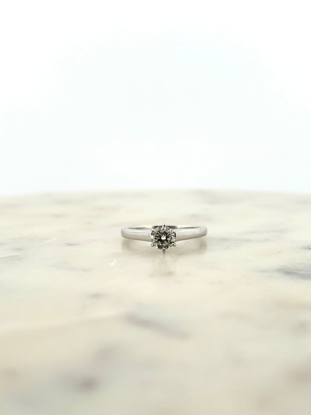 Solitaire Engagement Ring- WG