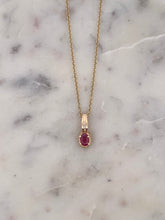 Load image into Gallery viewer, Ruby Diamond Pendant
