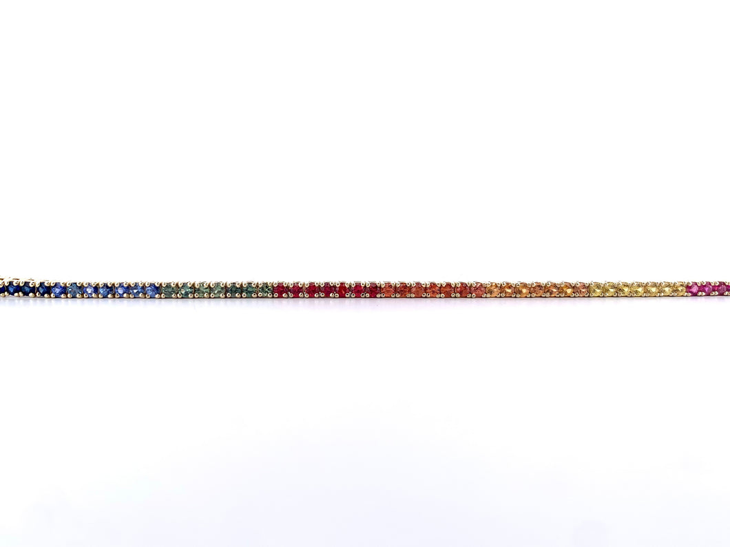 Rainbow Eternity Bracelet
