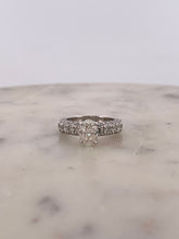 Load image into Gallery viewer, Oval 2D Engagement Ring -WG
