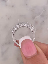 Load image into Gallery viewer, 2D Diamond Half Band
