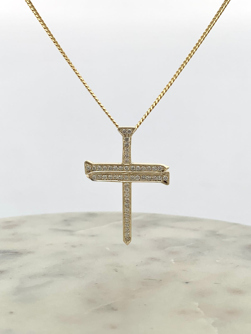 Nail Cross Pendant