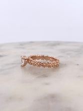 Load image into Gallery viewer, Pear Flower Eternity Engagement Ring
