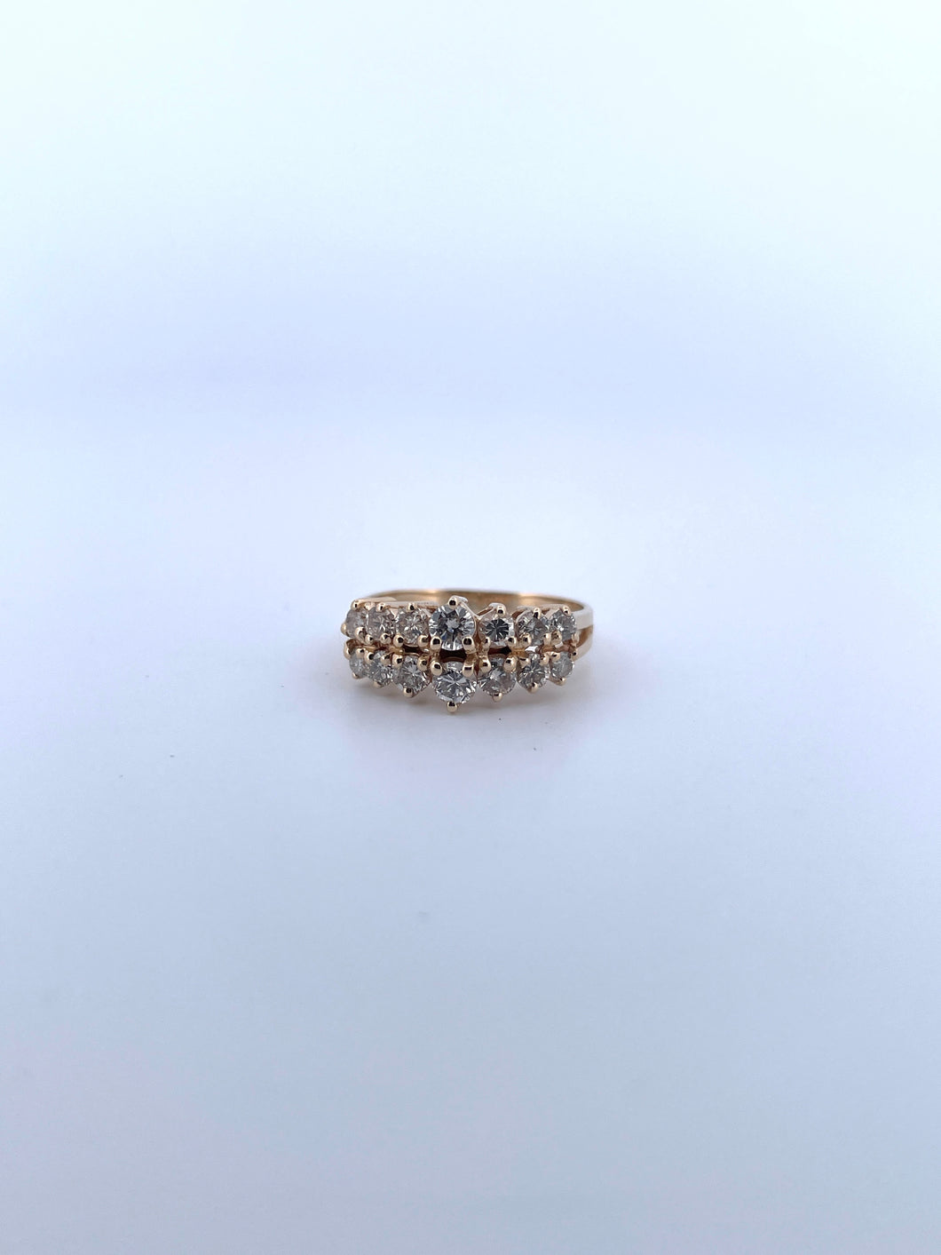 2 Row Women Ring