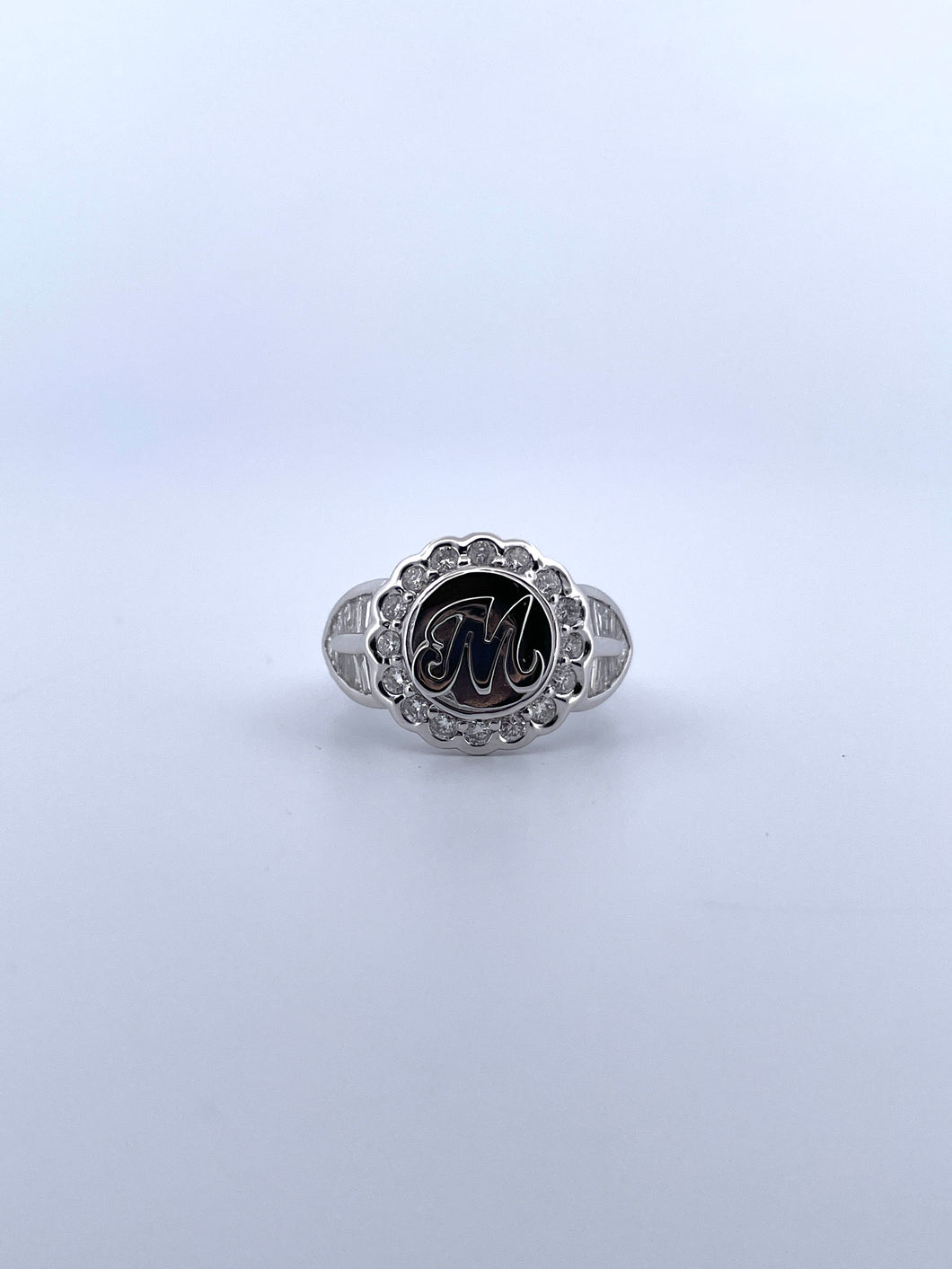 Custom Diamond Initial Ring