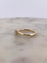 Load image into Gallery viewer, Emerald Solitaire with Halo Engagement
