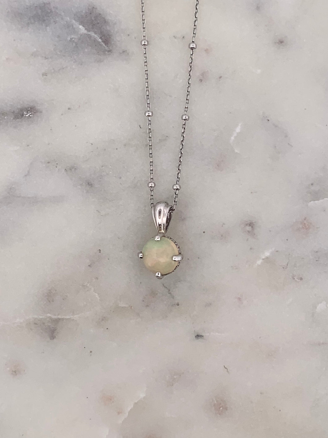 Opal Pendant- WG