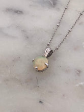 Load image into Gallery viewer, Opal Pendant- WG
