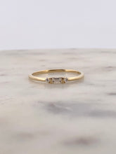 Load image into Gallery viewer, 3 Stone Diamond Band
