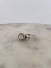 Load image into Gallery viewer, Round Halo with Marquee’s Engagement Ring
