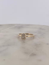 Load image into Gallery viewer, Bezel Set Emerald Engagement
