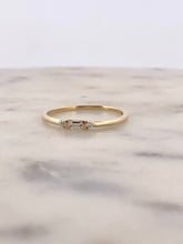 Load image into Gallery viewer, 3 Stone Diamond Band
