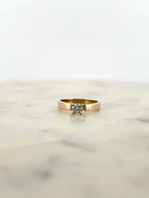 Load image into Gallery viewer, Solitaire Engagement - Solid Yellow Band

