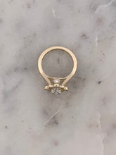 Load image into Gallery viewer, Oval Halo Fancy Engagement Ring
