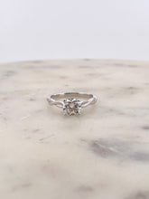 Load image into Gallery viewer, Round Solitaire Swirl Engagement
