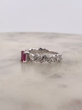 Load image into Gallery viewer, Ruby Baguette Ring
