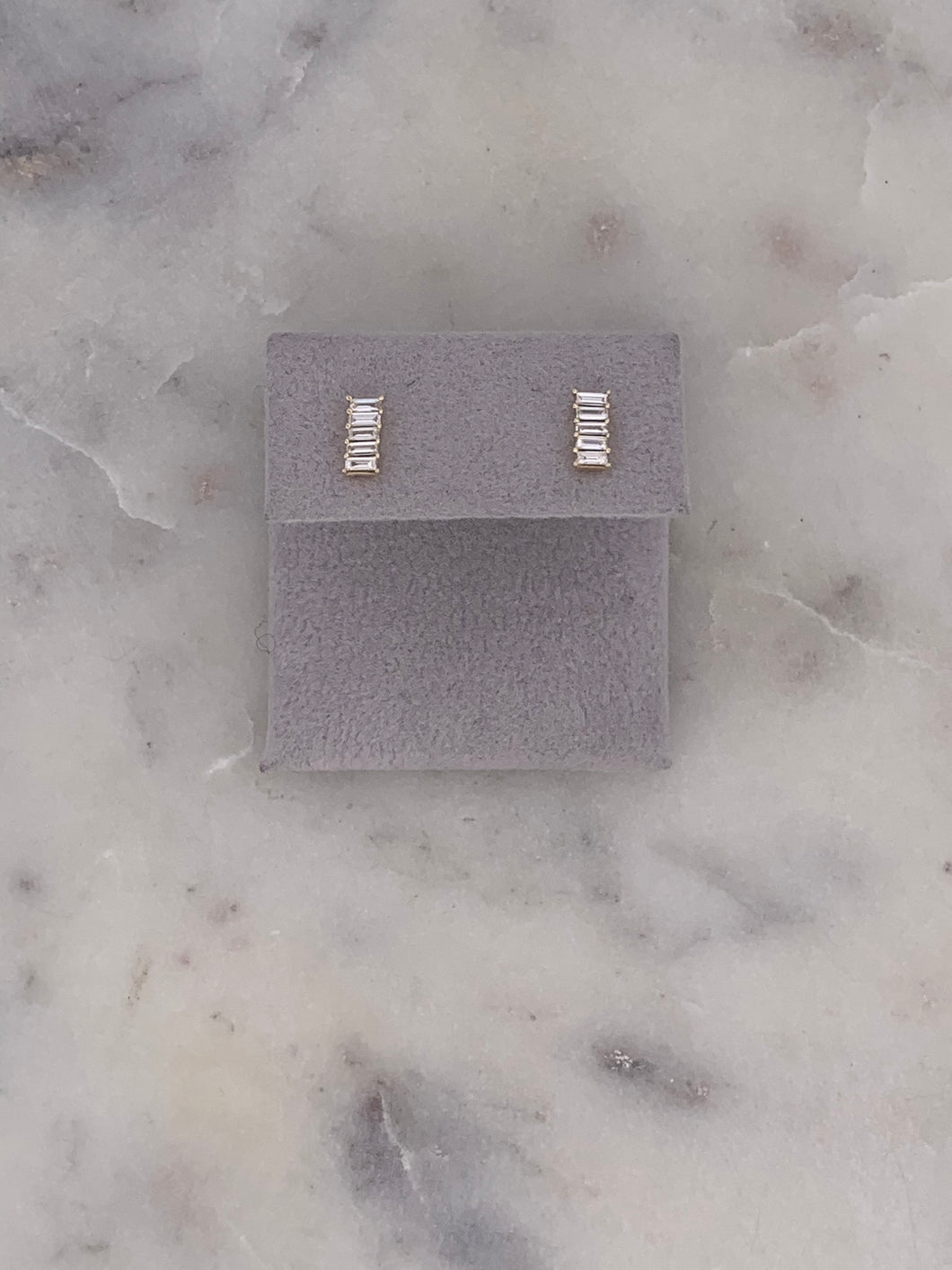 Baguette Diamond Earrings