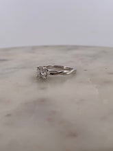 Load image into Gallery viewer, Round Swirl Solitaire Engagement Ring
