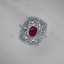 Load image into Gallery viewer, Ruby Filigree
