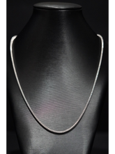 Load image into Gallery viewer, White Gold Box Necklace
