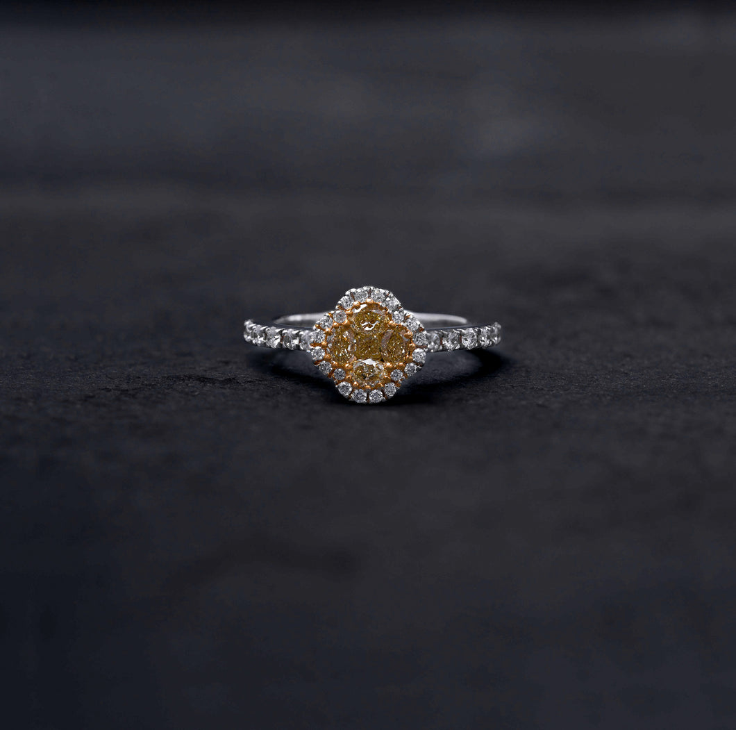 Yellow Clover Ring