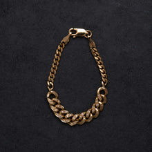 Load image into Gallery viewer, Baby Half Cuban Link Bracelet

