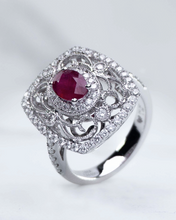 Load image into Gallery viewer, Ruby Filigree

