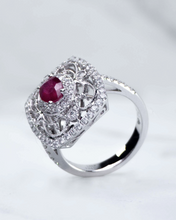 Load image into Gallery viewer, Ruby Filigree
