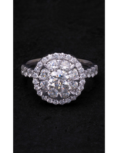 Load image into Gallery viewer, Cluster Engagement Ring
