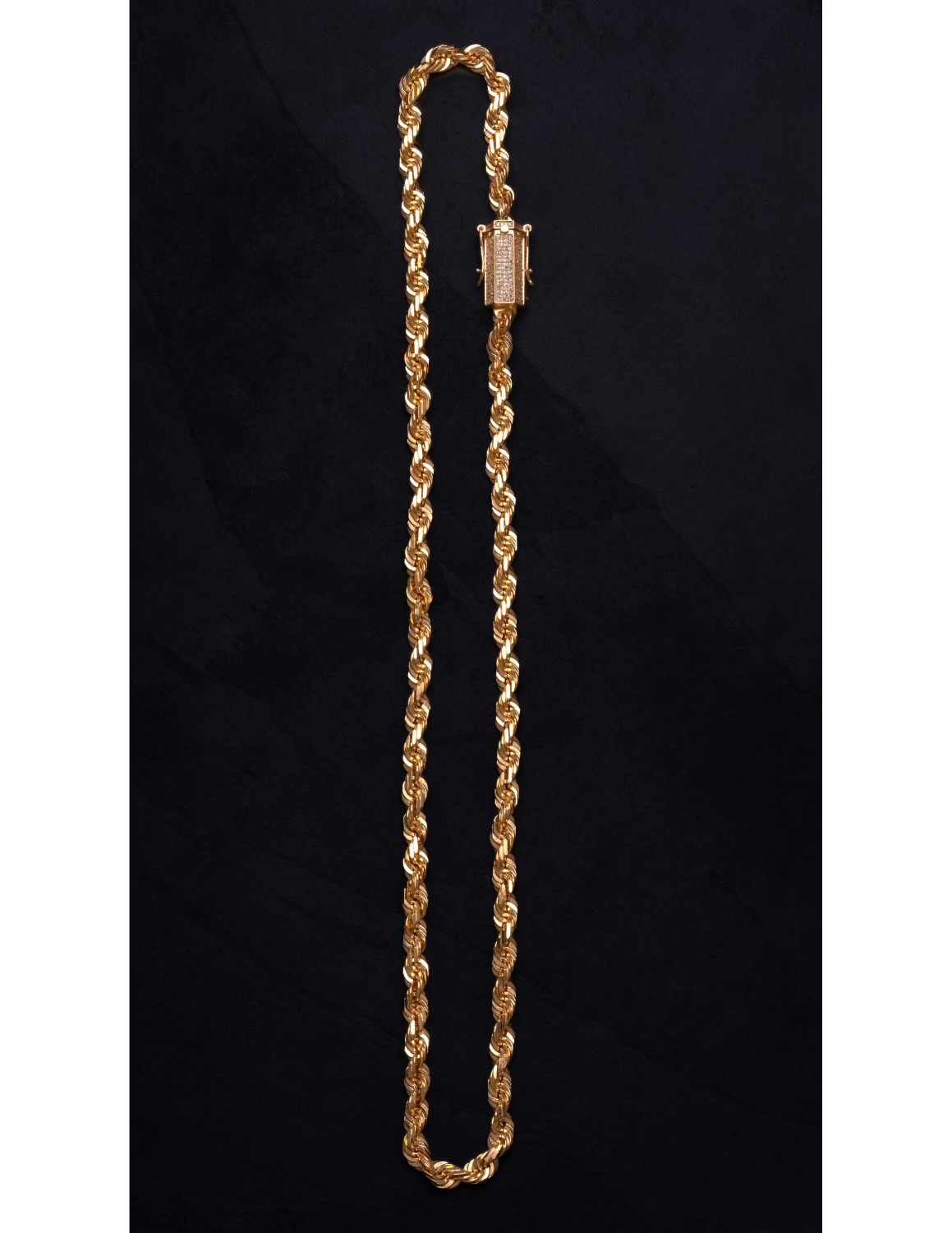 Rope Necklace with Custom Clasp – The Diamond Studio