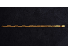 Load image into Gallery viewer, Gold Paper Clip Bracelet

