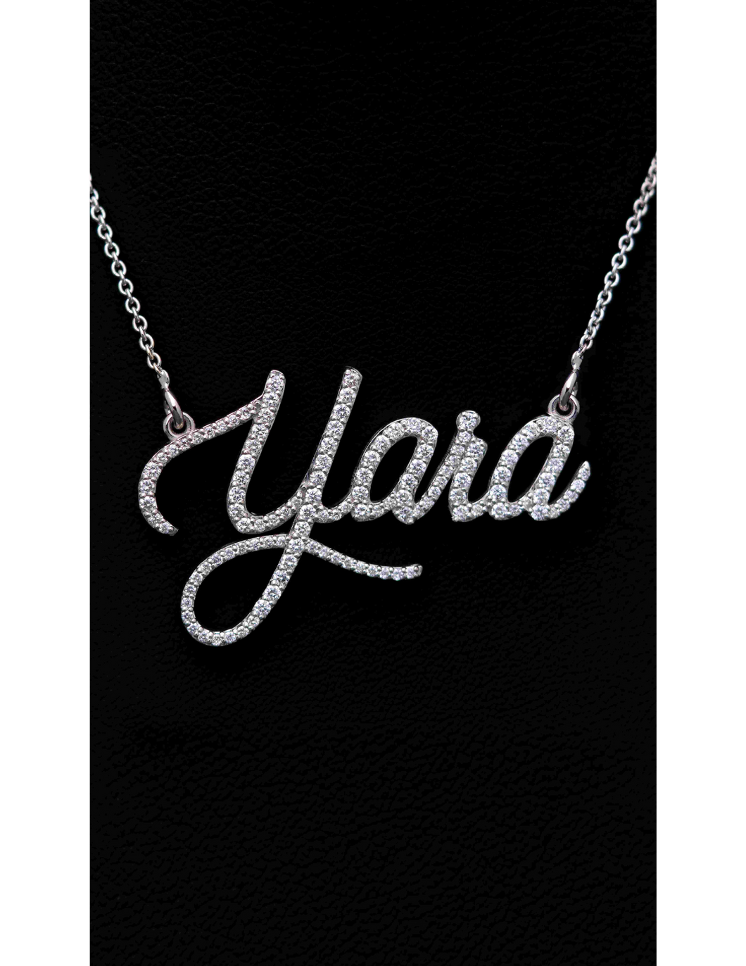 Custom Diamond Name Pendant