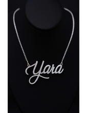 Load image into Gallery viewer, Custom Diamond Name Pendant
